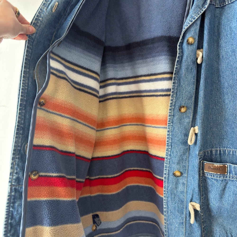 Denim&Co Blue Hooded‎ Jacket with Toggle Buttons - Picture 4 of 11